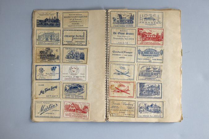 Sugar packet collection album