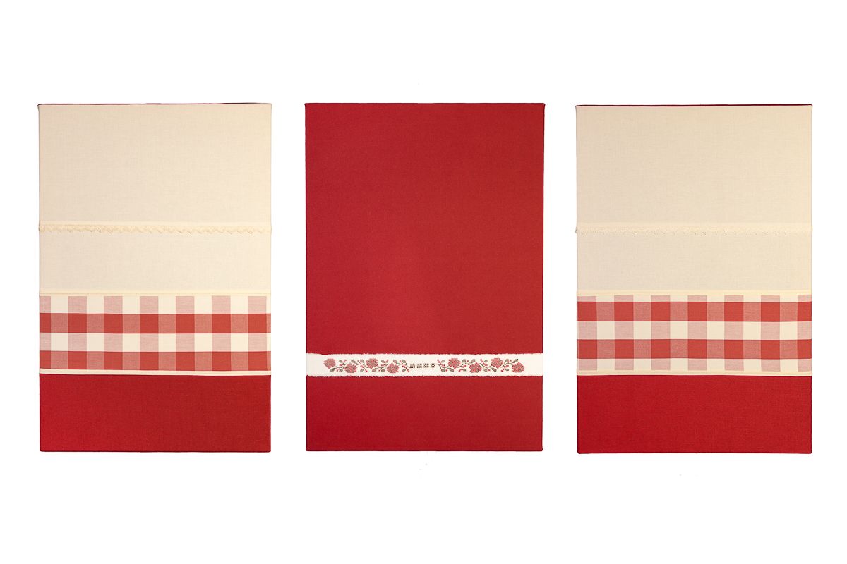 3 wandpanelen met Brabantse ruit